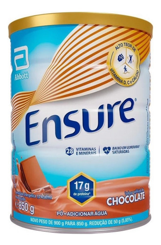 Suplemento Nutricional Ensure Chocolate 850g