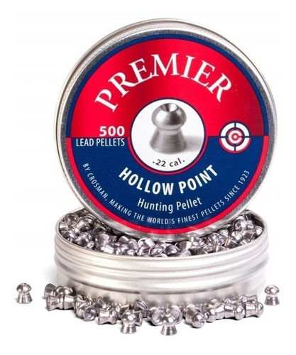 Balines Crosman Premier 5 Latas X 500 5.5 Hollow Point Local