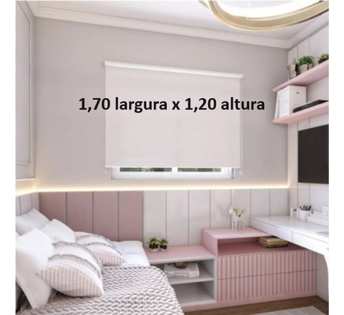 Persiana Rolo Blackout L A R G 1,70 X 2,18 A L T
