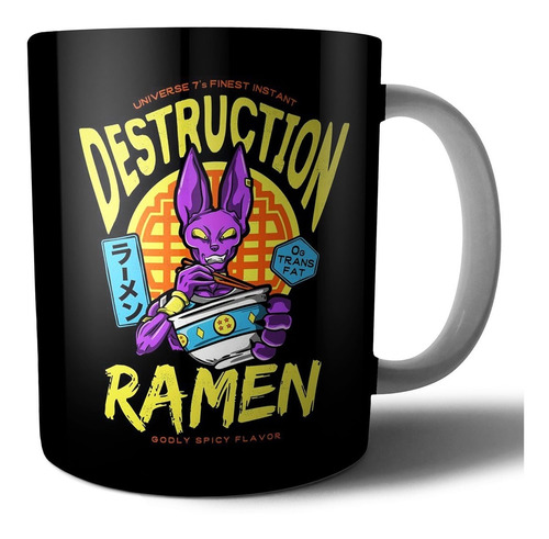 Taza De Cerámica - Dragon Ball Z - Beerus Destruction