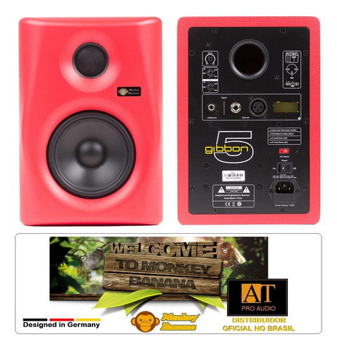 Monitor Ativo 5' Monkey Banana Gibbon 5 Red Ñ Kali Audio Rcf