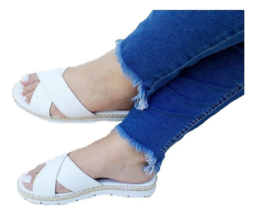Imagem 3 de 6 de Kit 2 Pares Sandália Rasteira Feminina Rasteirinha Flat Tira