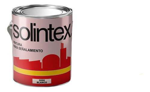 Pintura De Señalamiento Trafico Amarilla Solintex Galon