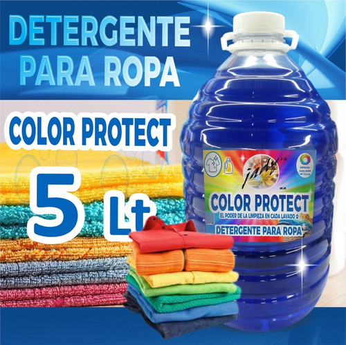 Detergente Líquido Ropa Color Protect - 5 Litros (plim33)