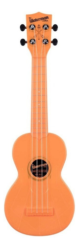 Ukulelen Kala Ka-swf Soprano Waterman Fluorescente Color Naranja
