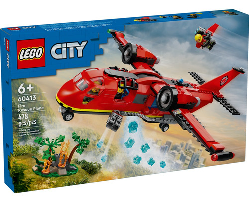 Lego 60413 Avión De Rescate De Bomberos