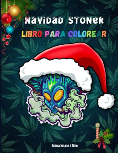 Libro Para Colorear De Navidad: Stoner Libro Para Colorear P