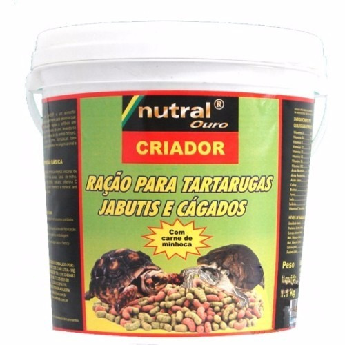 Ração Para Tartaruga, Jabuti E Cágado - 1,3 Kg