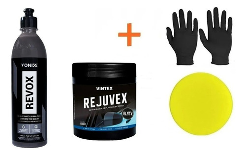 Kit Revox Com Rejuvex Black Vonixx 500ml 