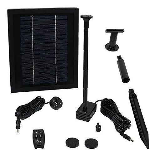 Kit De Bomba Solar Y Panel Solar Con Paquete De Bate