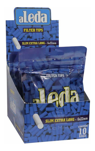 Caixa De Filtro Aleda Slim Long 6mm -10 Bags
