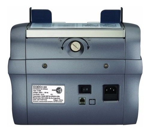 Imagen 4 de 6 de Contadora Billetes Maquina Contar Dinero Dasa C920 Detector