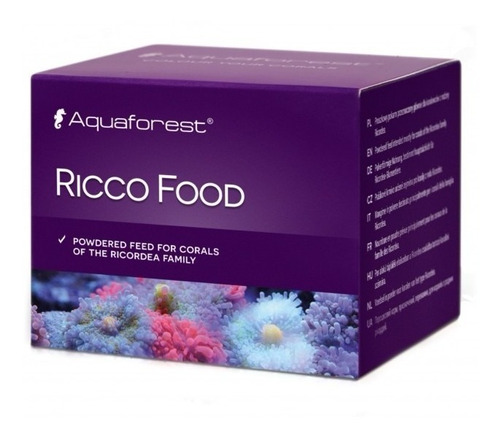 Alimento En Polvo Corales Ricco Food Aquaforest 30g Acuario 