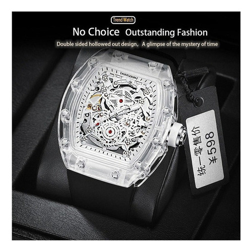 Reloj Luminoso Con Calendario Transparente Kimsdun 2015b