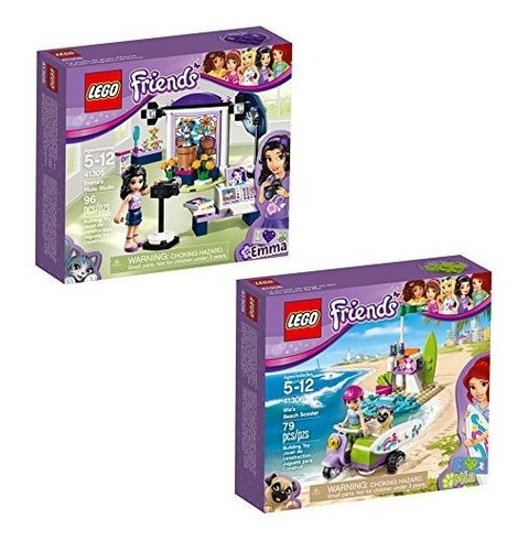 Lego Friends Emma Y Mia 66568 Building Kit Bundle 175 Piezas