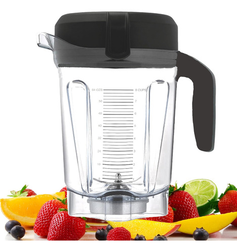 Para Jarra De Licuadora Vitamix De 64 Oz De Bajo Perfil, Rep