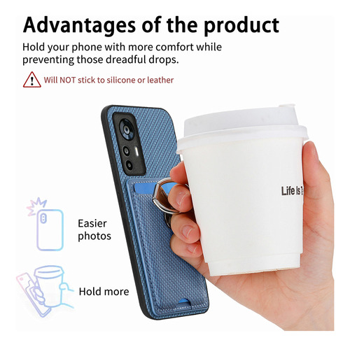 B Funda Plegable Con Forma De Anillo Para Tarjetas Para