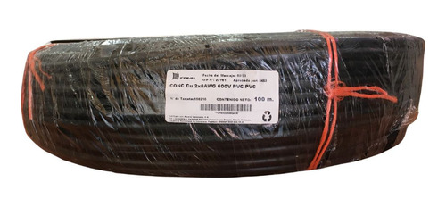 Cable Concéntrico Iconel 2x8 100mts 600v