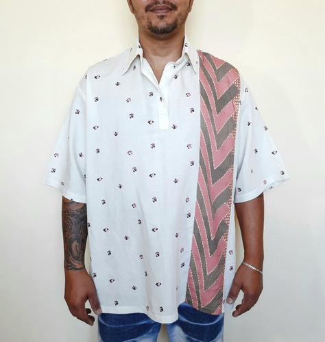 Imagem 2 de 7 de Blusa Bata Masculina Tecido Pedro