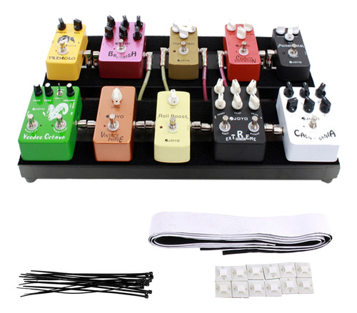 Tablero Pedal De Efectos De Guitarra Eléctrica 370x274x40mm