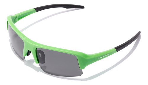 Lentes De Sol Hawkers Bat Para Hombre Y Mujer Color de la lente Negro Color de la varilla Verde Diseño Negro/Neon polarizado