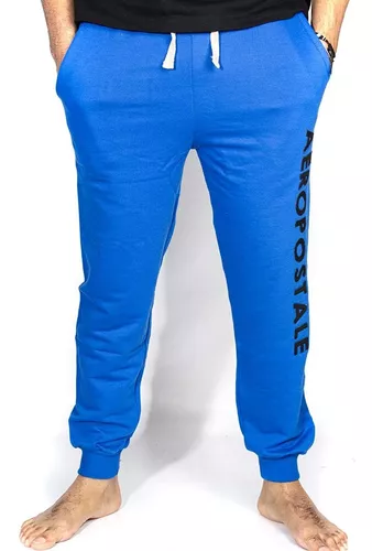 Pantalón jogger de tela para mujer azul medio Bolf W7322
