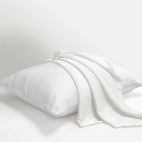 Juego De 2 Fundas De Almohada 100% Seda Para Piel Y Cabello