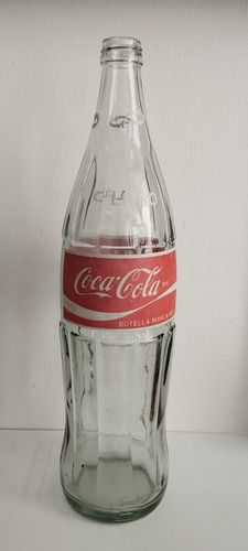 Botella Coca-cola De Vidrio 1990 ,1 Litro, Vintage