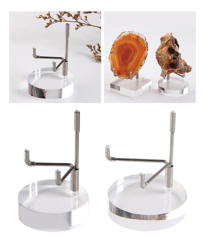 Soporte De Exhibición De Acrílico Transparente De 2 Piezas