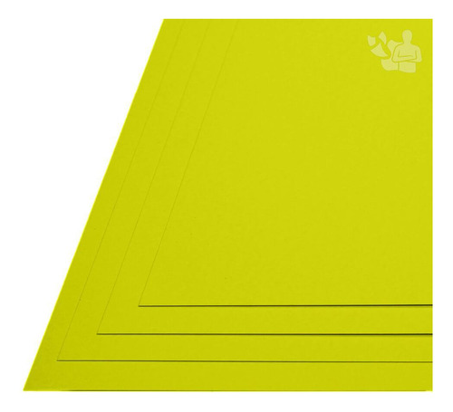 Papel Neon Plus 180g A3 (amarelo) 50 Folhas