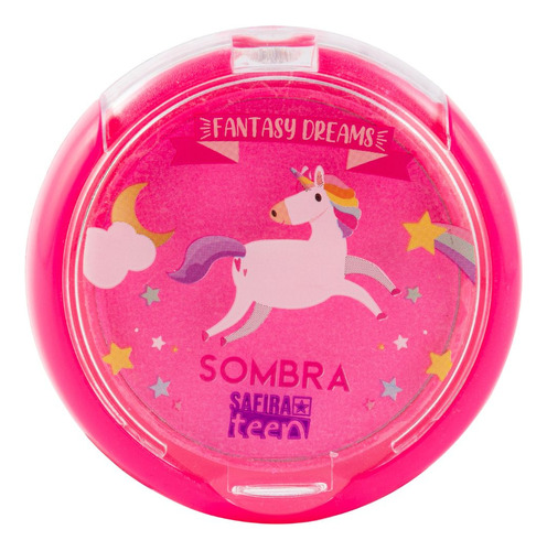 Sombra Compacta Fantasy Dreams Nº 1 Unicórnio Teen Safira Cor da sombra Nº 1 Rosa