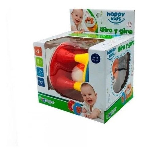 Imagen 5 de 9 de Rebota Y Rueda Didáctico Gira Happy Kids 5569