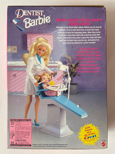 Barbie Dentista Y Paciente Vintage 1997 En Su Caja Original (Usado)
