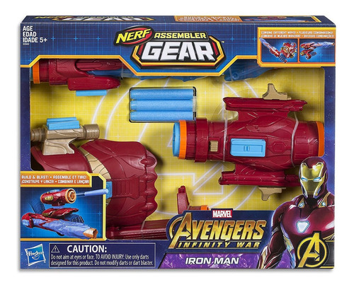 Nerf Marvel Avengers Iron Man Assembler Gear Bunny Toys