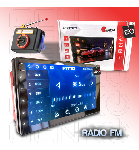 Multimidia 2+64gb C/ Cooler 7p Strada Siena Palio Weekend G4