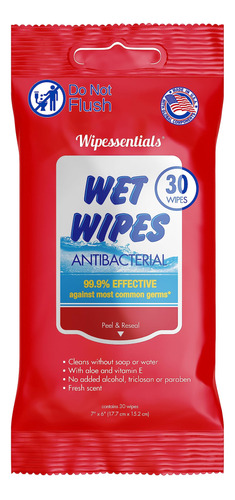 Wipeessentials - Toallitas Desinfectantes De Manos, Toallita