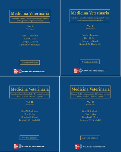 Radostits: Medicina Veterinaria Grandes Animales 9ª Ed 4 Vol