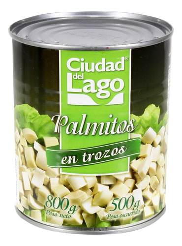 Palmitos En Trozos Premium Pack X 3u De 800 Gr Importados 