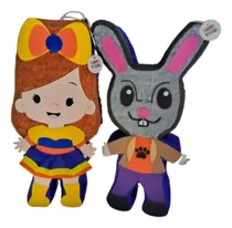 Comprar Piñata Dúo Personalizado Bely Y Conejo Malapata 50 Cm Azul El Show De Bely Y Beto Duo Bely Y Conejo Malapata 50 Cm