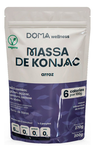 Macarrão Konjac Arroz Doma 270g