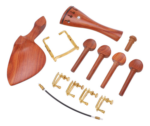 Violín Chinrest, Violín Profesional Completo De Madera De Az