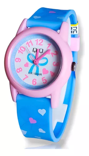 Reloj Q&Q VR99J018Y Niño Celeste Avión Azul