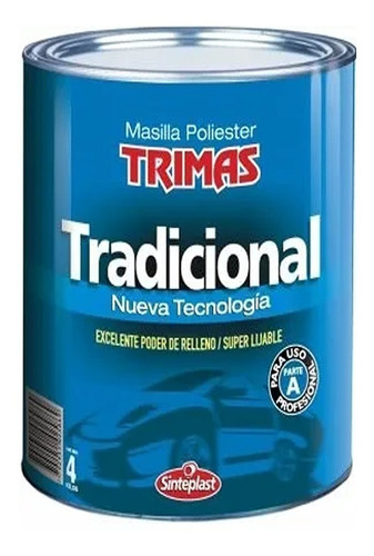 Masilla Plastica Poliester Trimas 1 Kg De Sinteplast Rosario