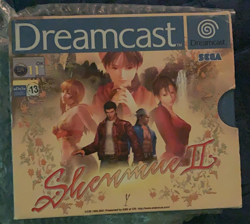 Sega Dreamcast - Shenmue Ii Nmint ,cib (pal) Euro - Env Grt