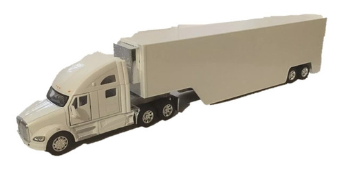 Kenworth T700 Contenedor Trailer Escala 1:68 Blanco Envio