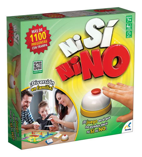 Novelty Corp Ni Si Ni No, Juego De Mesa, Juegos Clsicos Y Tr