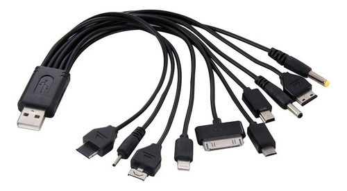 Cargador Híbrido Usb Universal 14 En 1 Multifuncional Pulpo