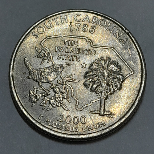 Moneda Quarter Dollar South Carolina (Usado)