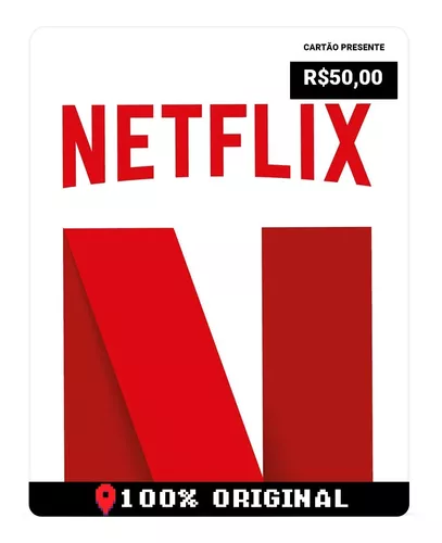 Cartão Netflix 40 Reais - Gift card