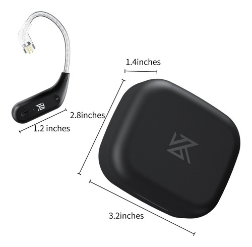 Módulo Bluetooth Para Fone De Ouvido Kz Az09 Pino B Black Preto